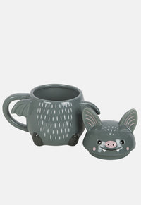 Cute Bat Lidded Mug