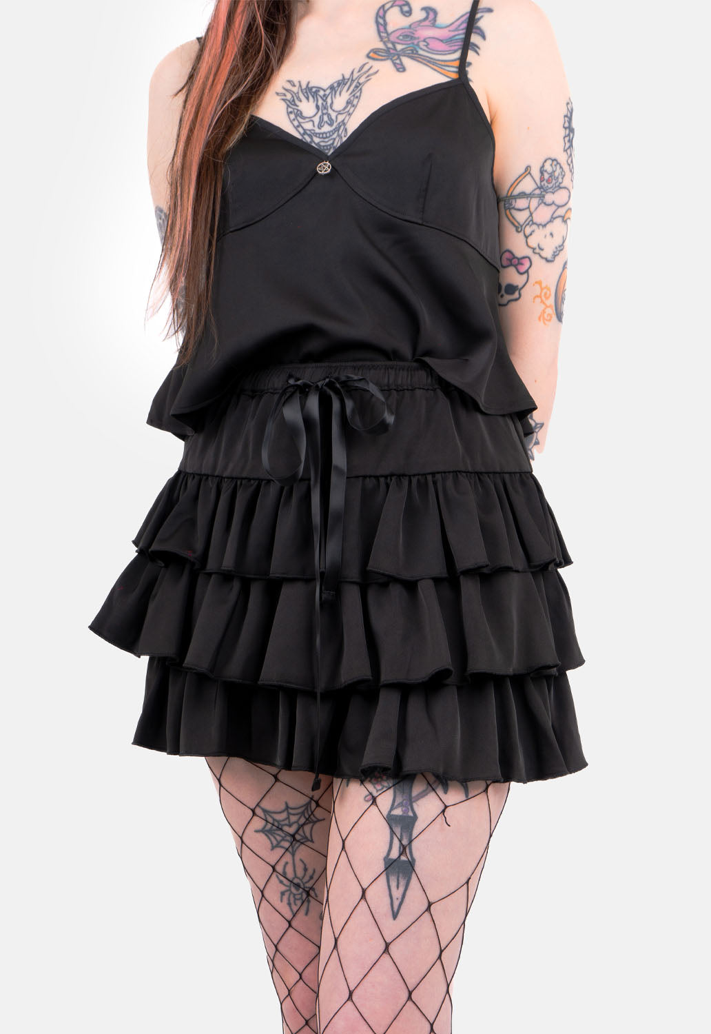 Becca Tiered Mini Skirt