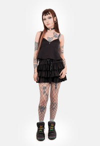 Becca Tiered Mini Skirt