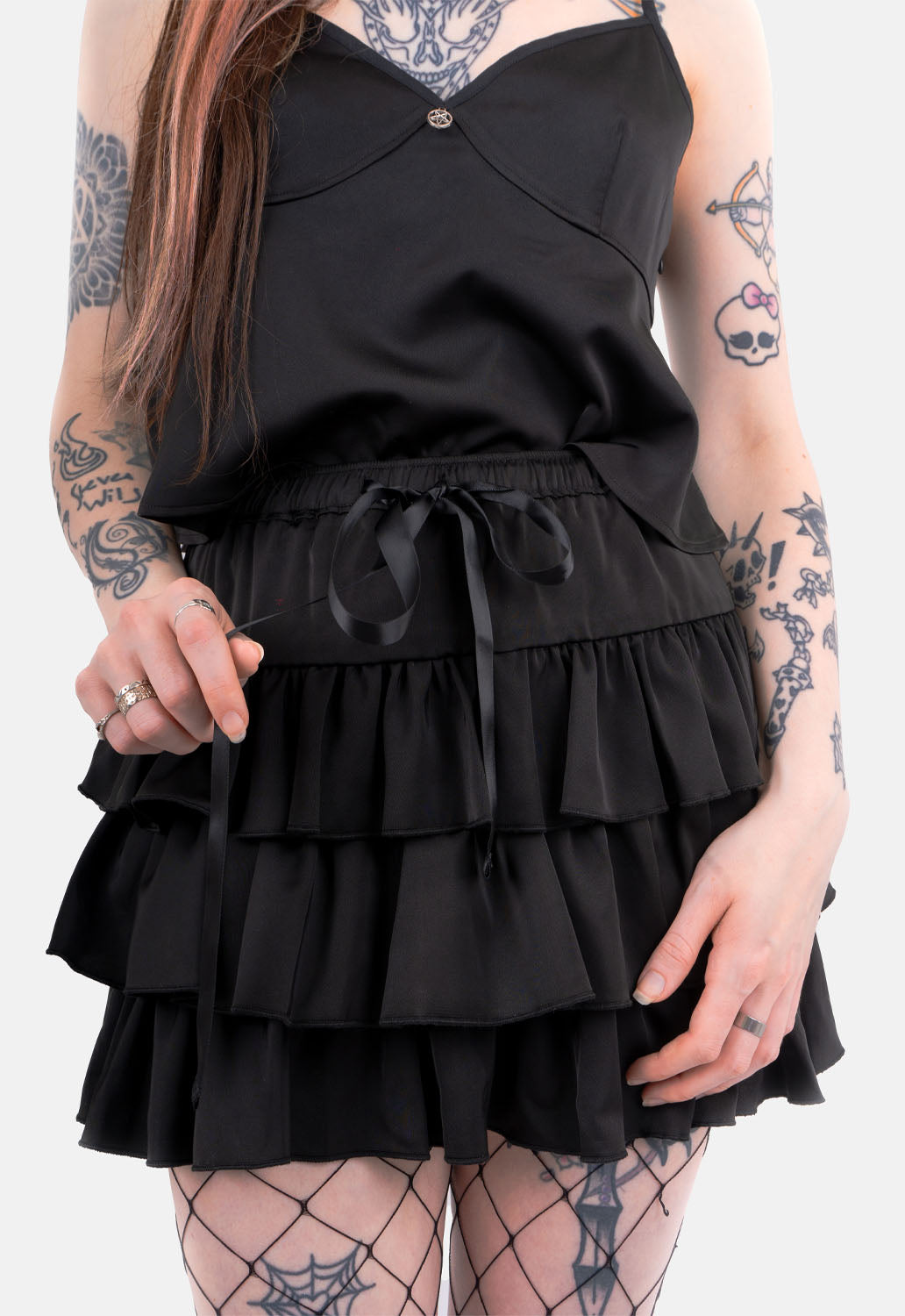 Becca Tiered Mini Skirt