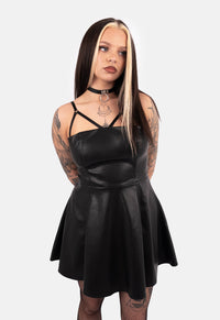 Belladonna PU Strap Mini Dress