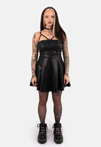 Belladonna PU Strap Mini Dress