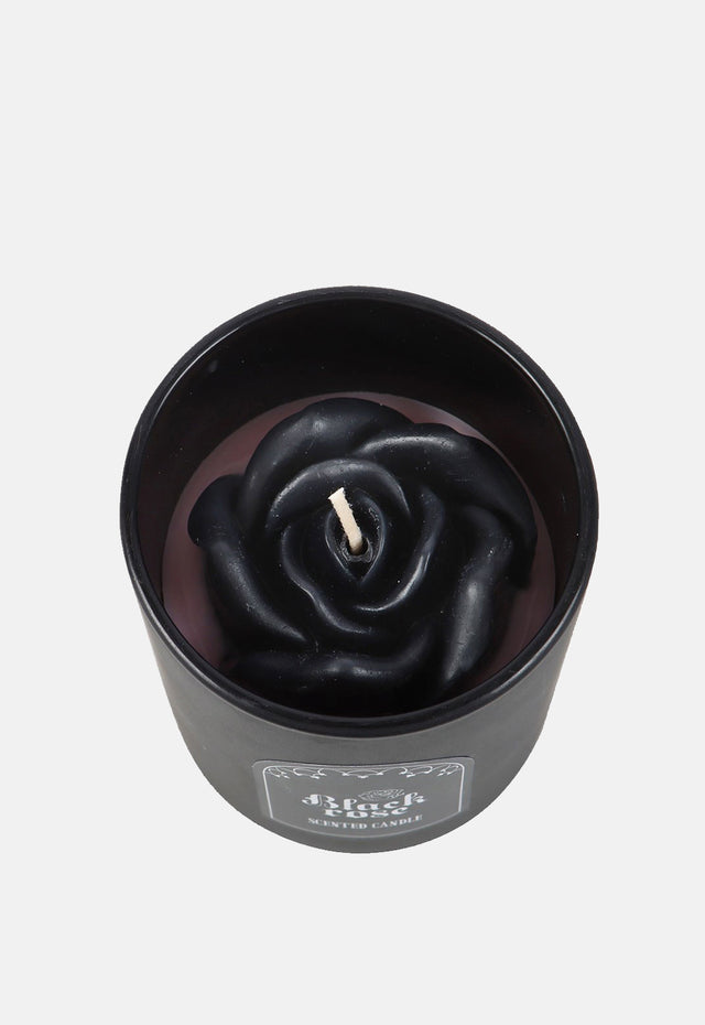 Black Rose 3D Candle