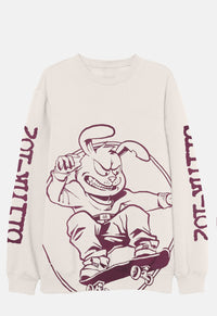 Rabbit Skateboard Sweatshirt