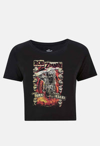 Born To Go Insane Crop Top