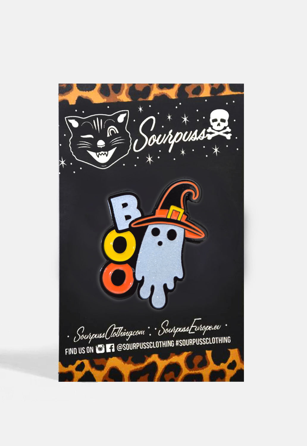 Ghost Boo Pin Badge