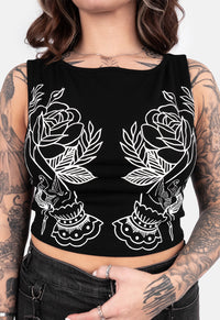 Brioni Boat Neck Crop Top