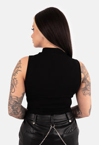 Buffy High Neck Tank Top