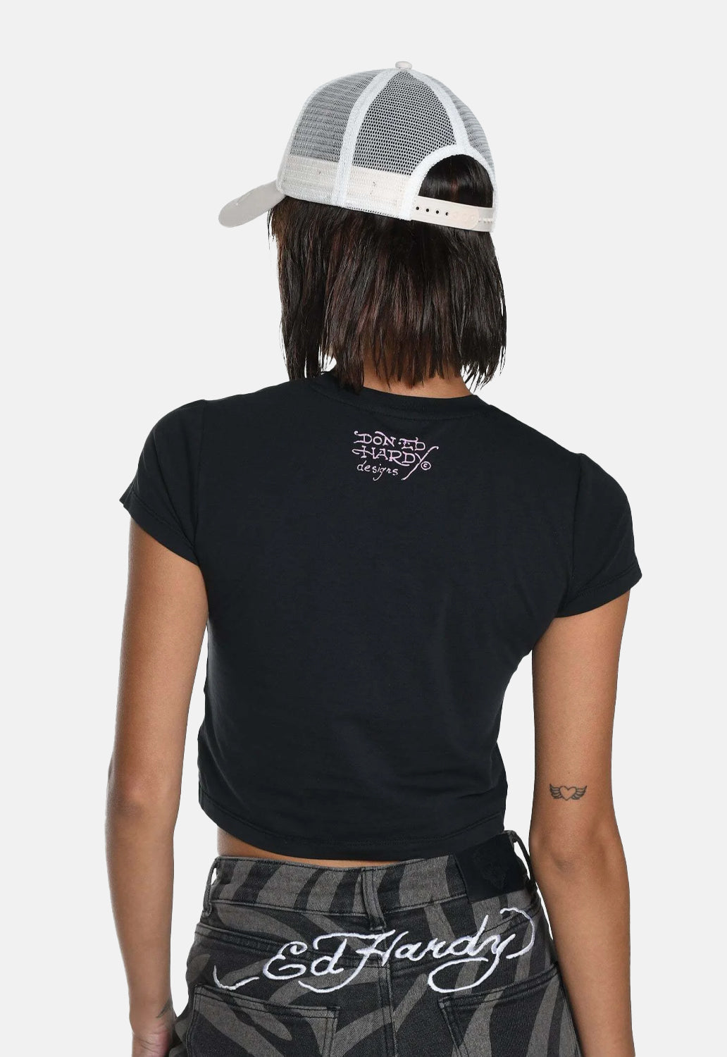 Vintage Burning Cross Baby Tee