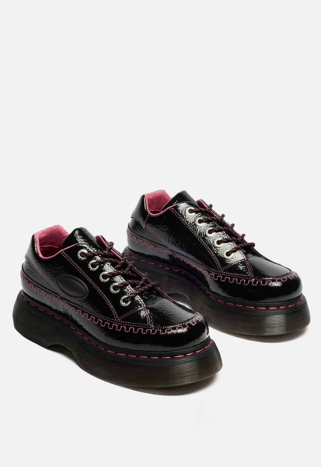 Buzz Distressed Patent Shoes