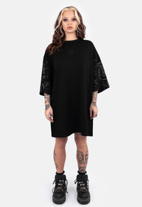 Cassandra Print Tee Mini Dress