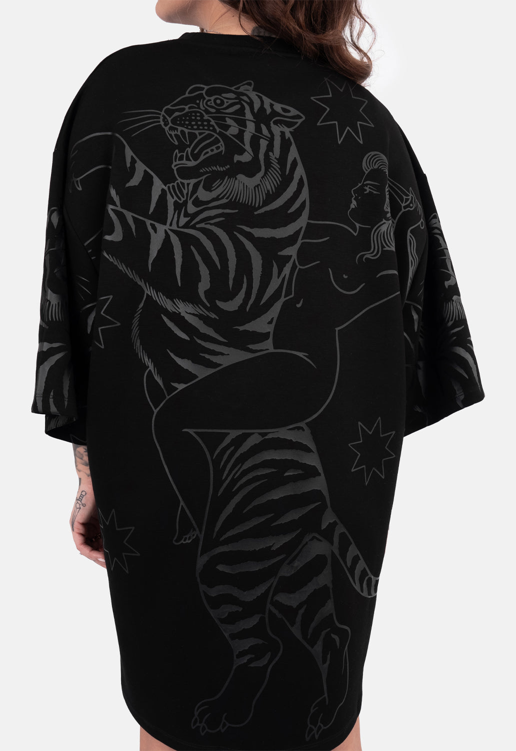 Cassandra Print Tee Mini Dress