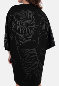 Cassandra Print Tee Mini Dress