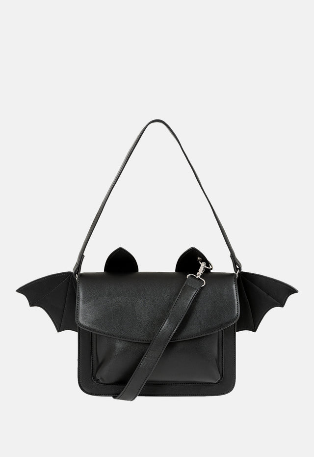 Black Catacomb Bat Handbag