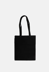 Checkered Pin Badge Tote Bag