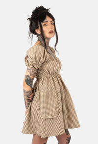 Clover Check Mini Dress