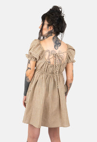 Clover Check Mini Dress