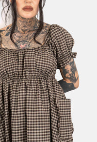Clover Check Mini Dress