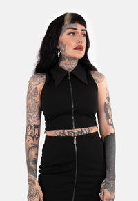Corvus Zip Through Tank Top