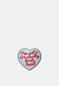 90s Country Heart Patch