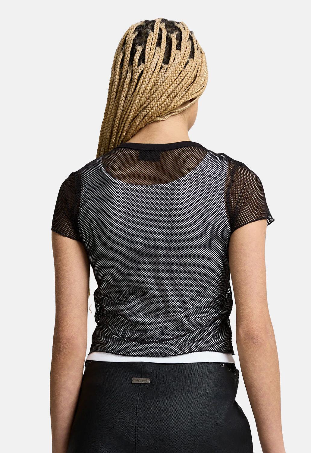 Double Layer Climbing Rose Mesh Tee