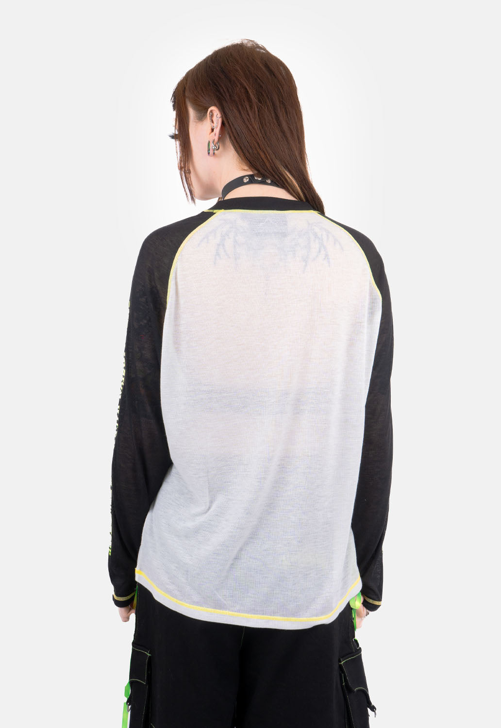 Danique Alien Bones Raglan Top