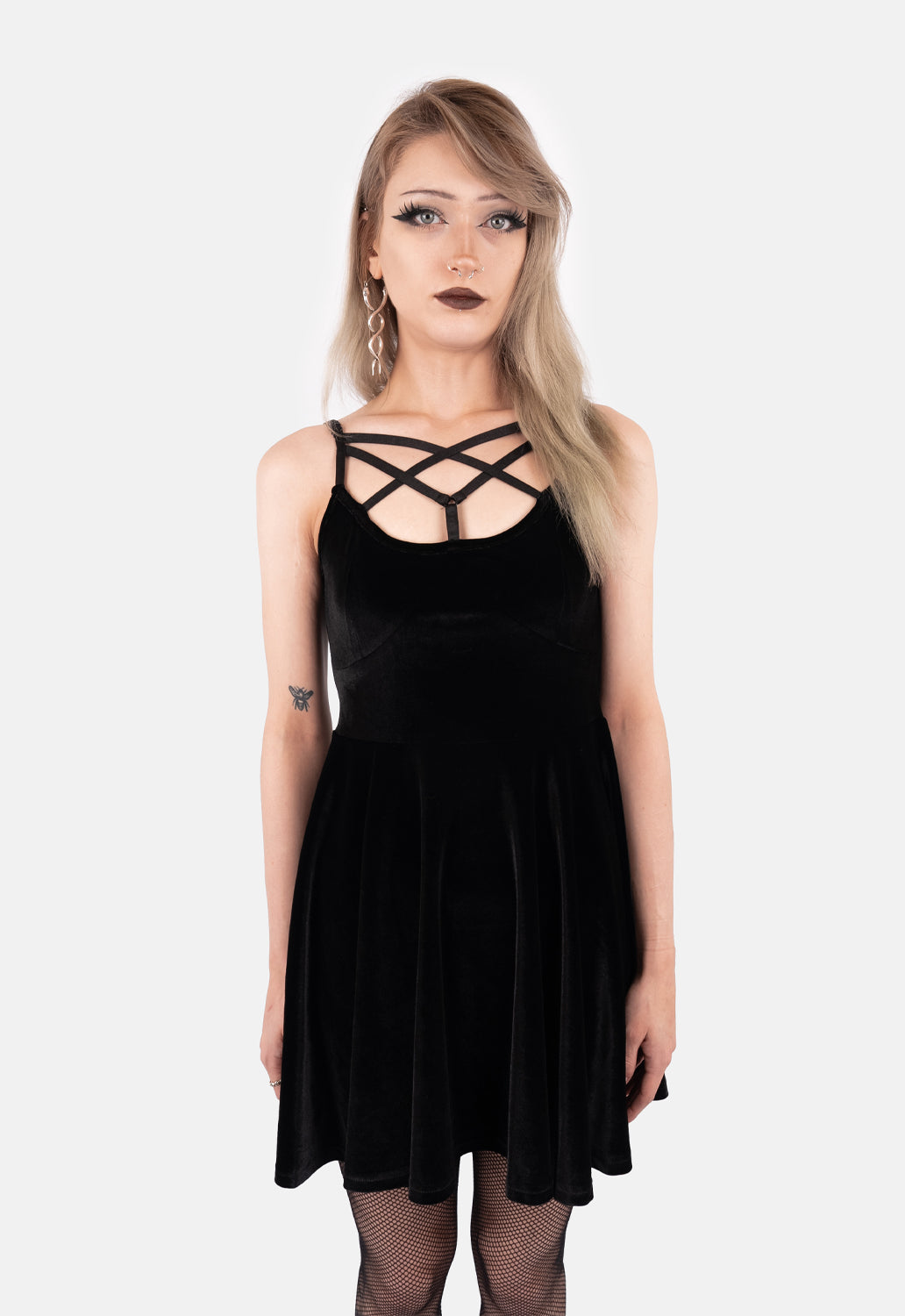 Darcy Cross Strap Mini Dress