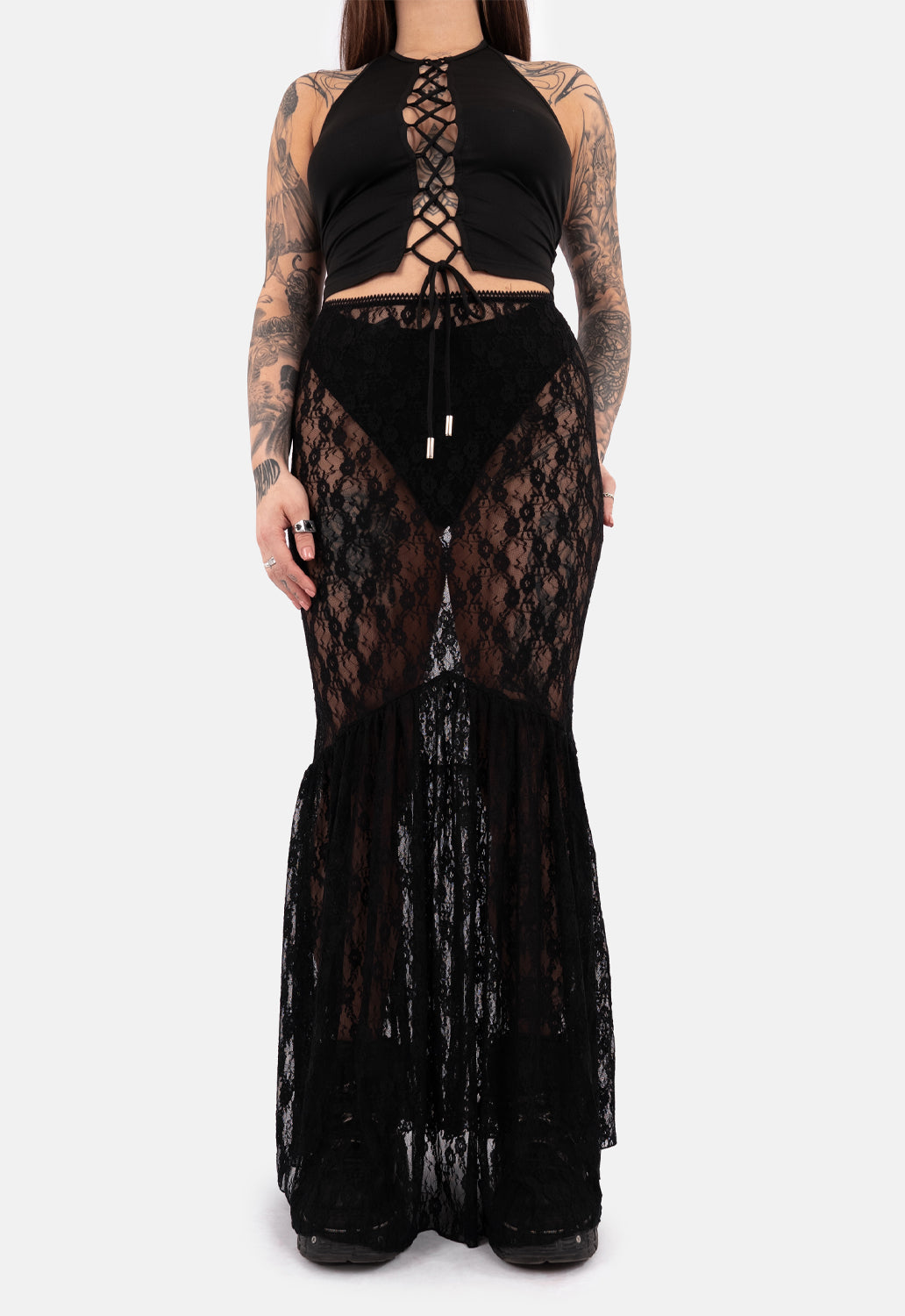 Daria Lace Maxi Skirt
