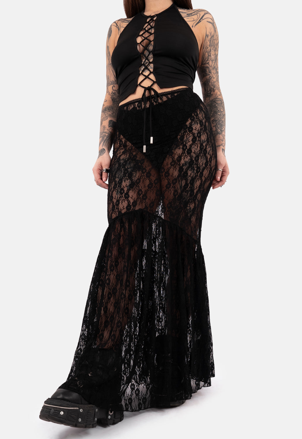 Daria Lace Maxi Skirt