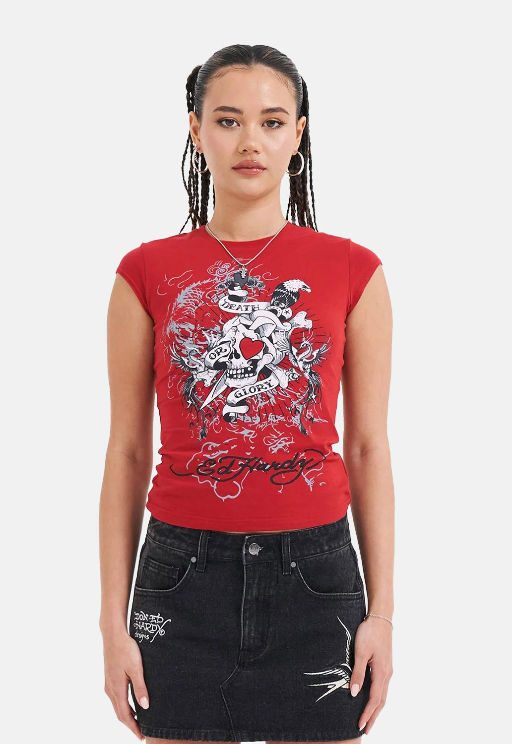 Death Or Glory Cap Sleeve Tee