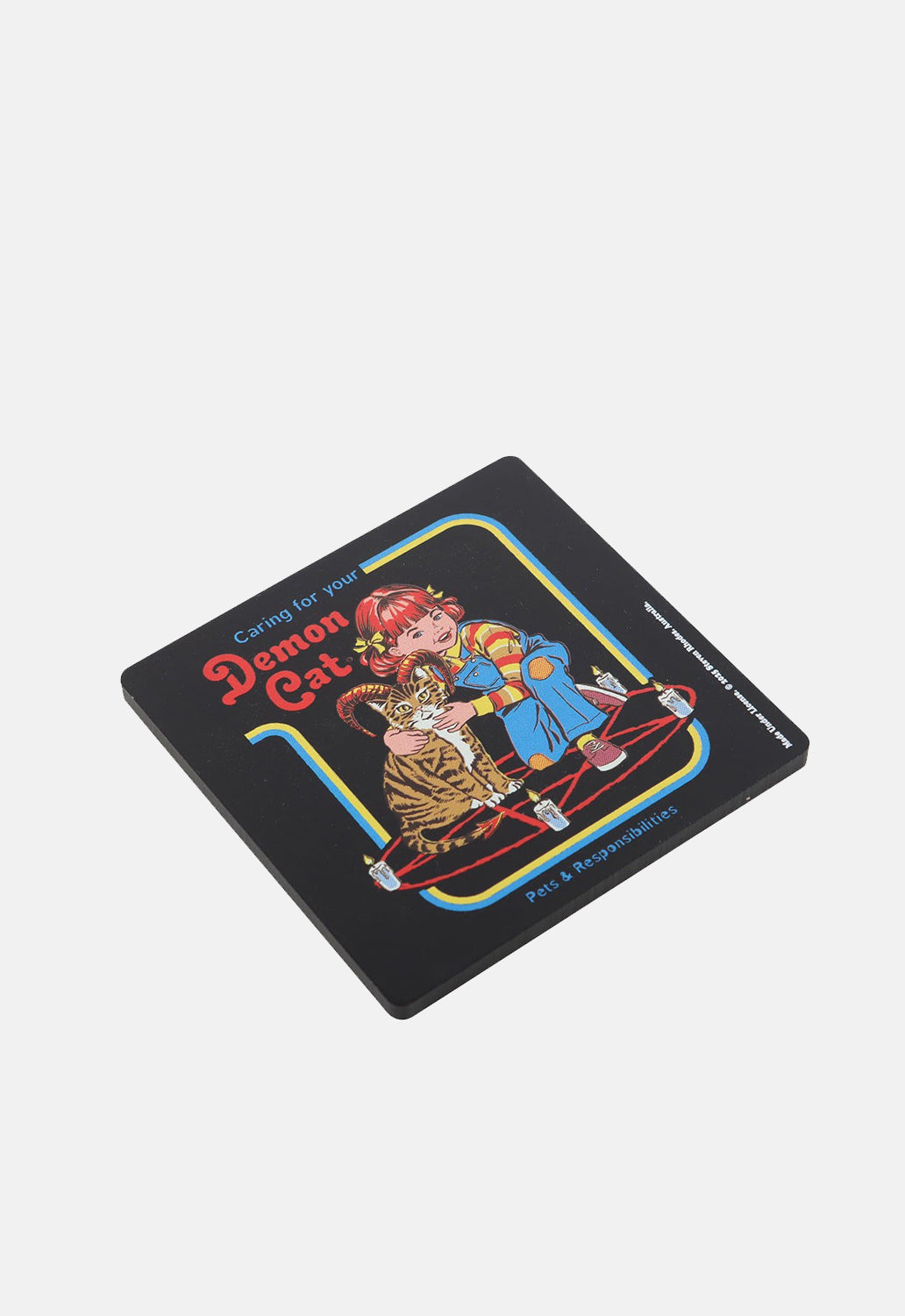 Demon Cat Coaster