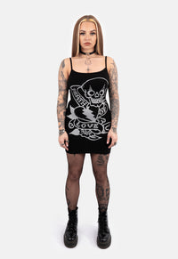 Donna Printed Slip Dress