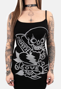 Donna Printed Slip Dress