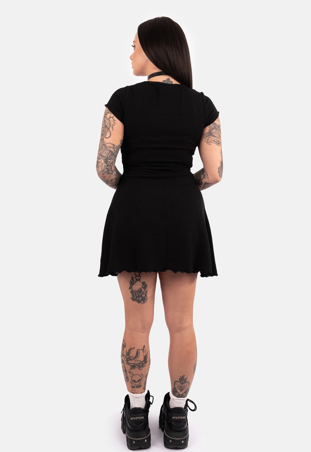 Drusilla Ribbed Mini Dress