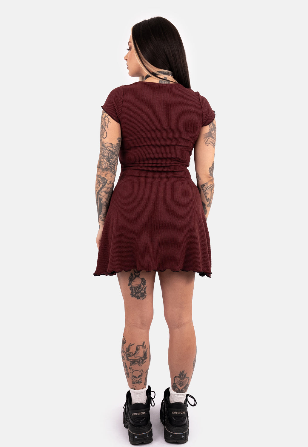 Drusilla Ribbed Mini Dress