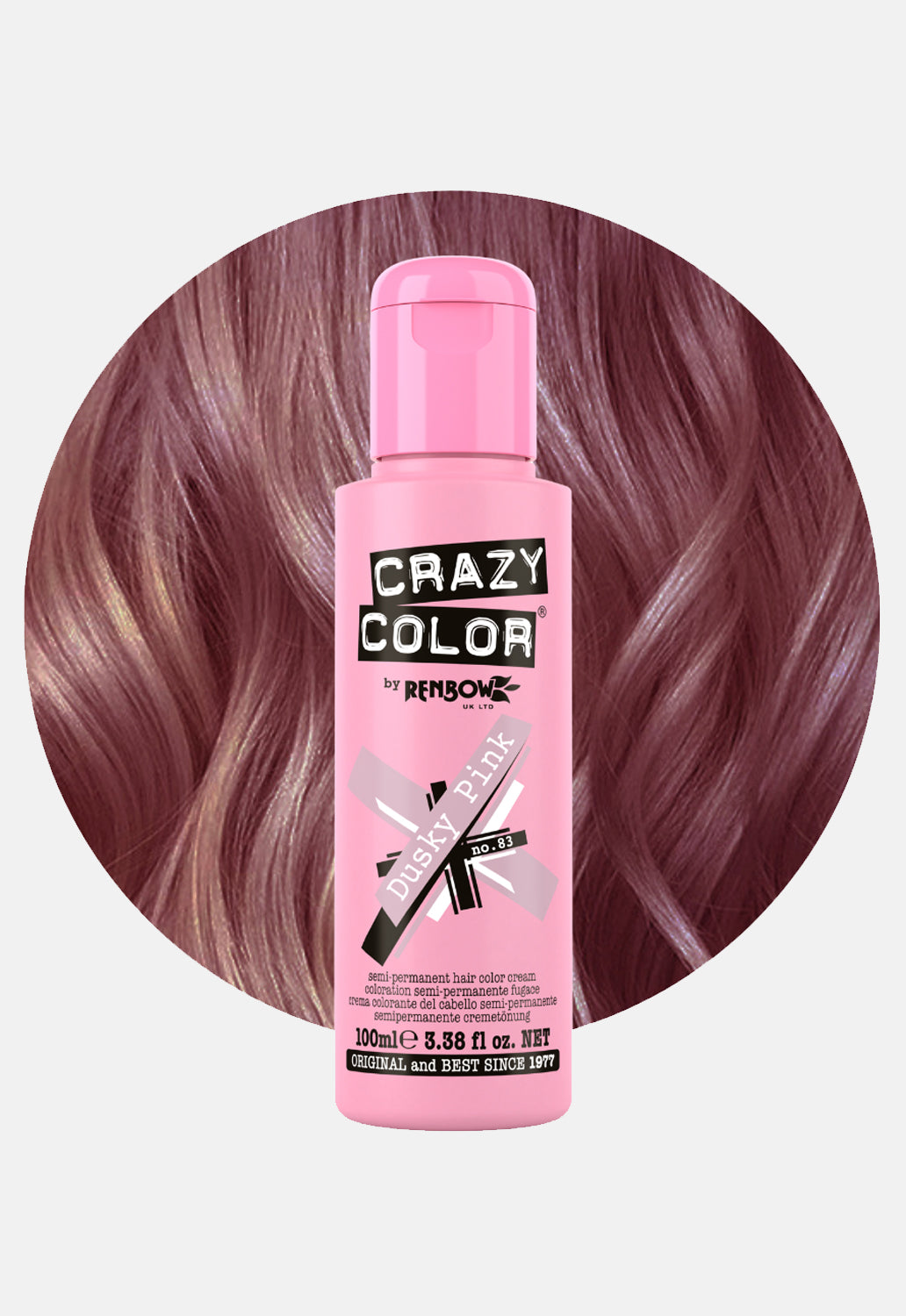 Dusky Pink Hair Dye