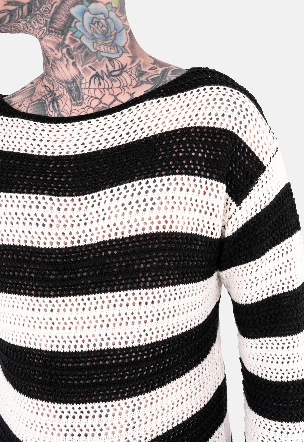 Dusty Striped Oversized Knit