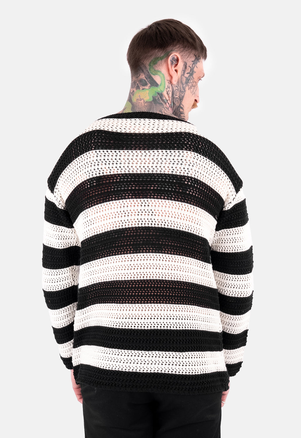 Dusty Striped Oversized Knit
