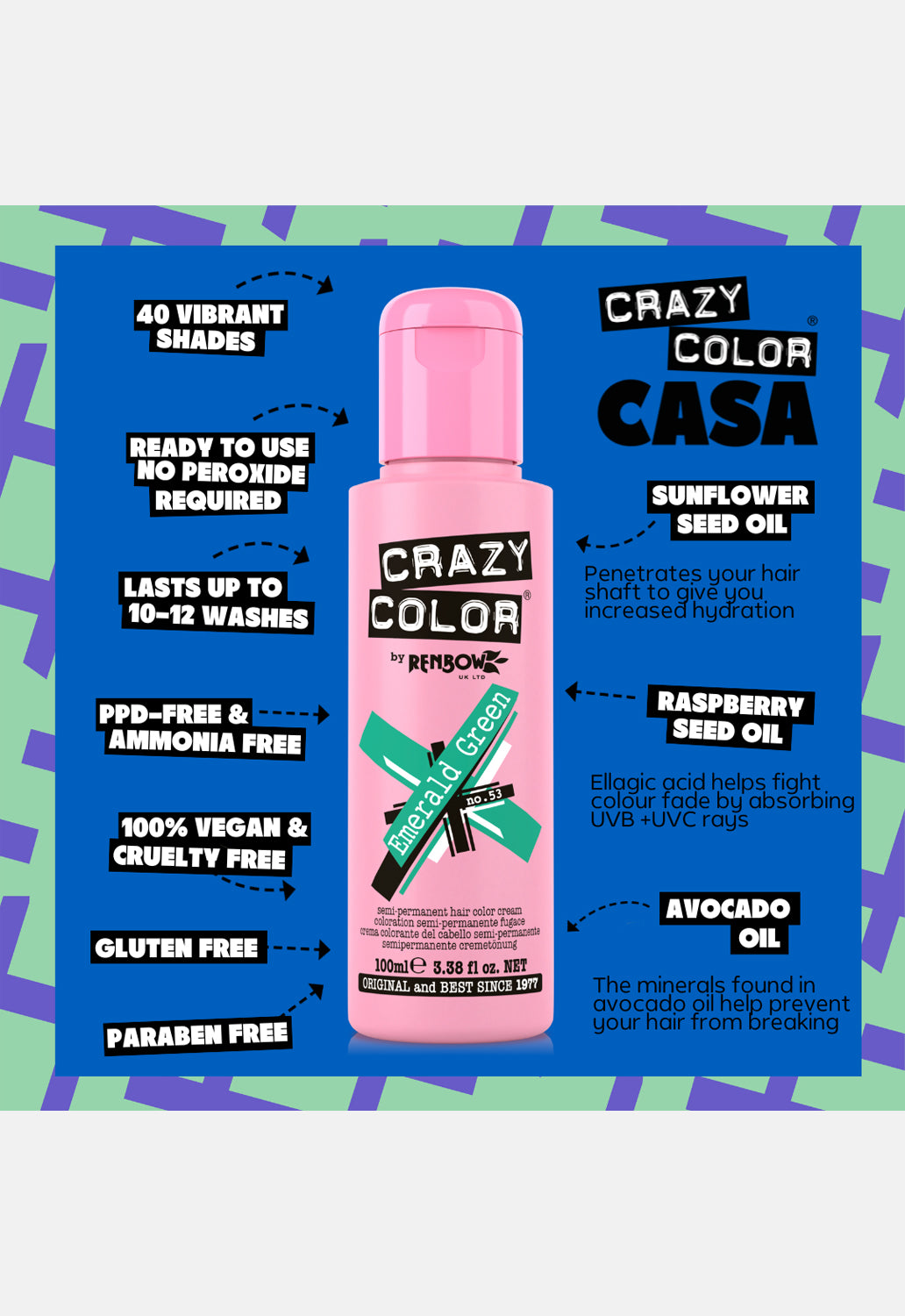 Emerald Green Hair Dye