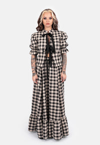 Evie Front Tie Puff Sleeve Top