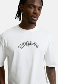 Faded Gothic Skull Relaxed T-Shirt