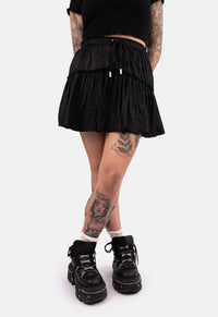 Fala Gathered Mini Skirt