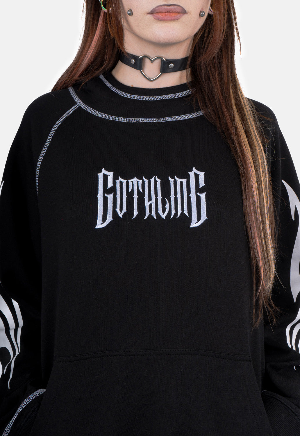 Faon Oversized Print Hoodie