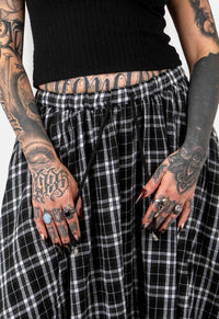Fern Pointed Hem Maxi Skirt