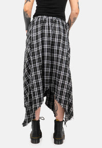 Fern Pointed Hem Maxi Skirt