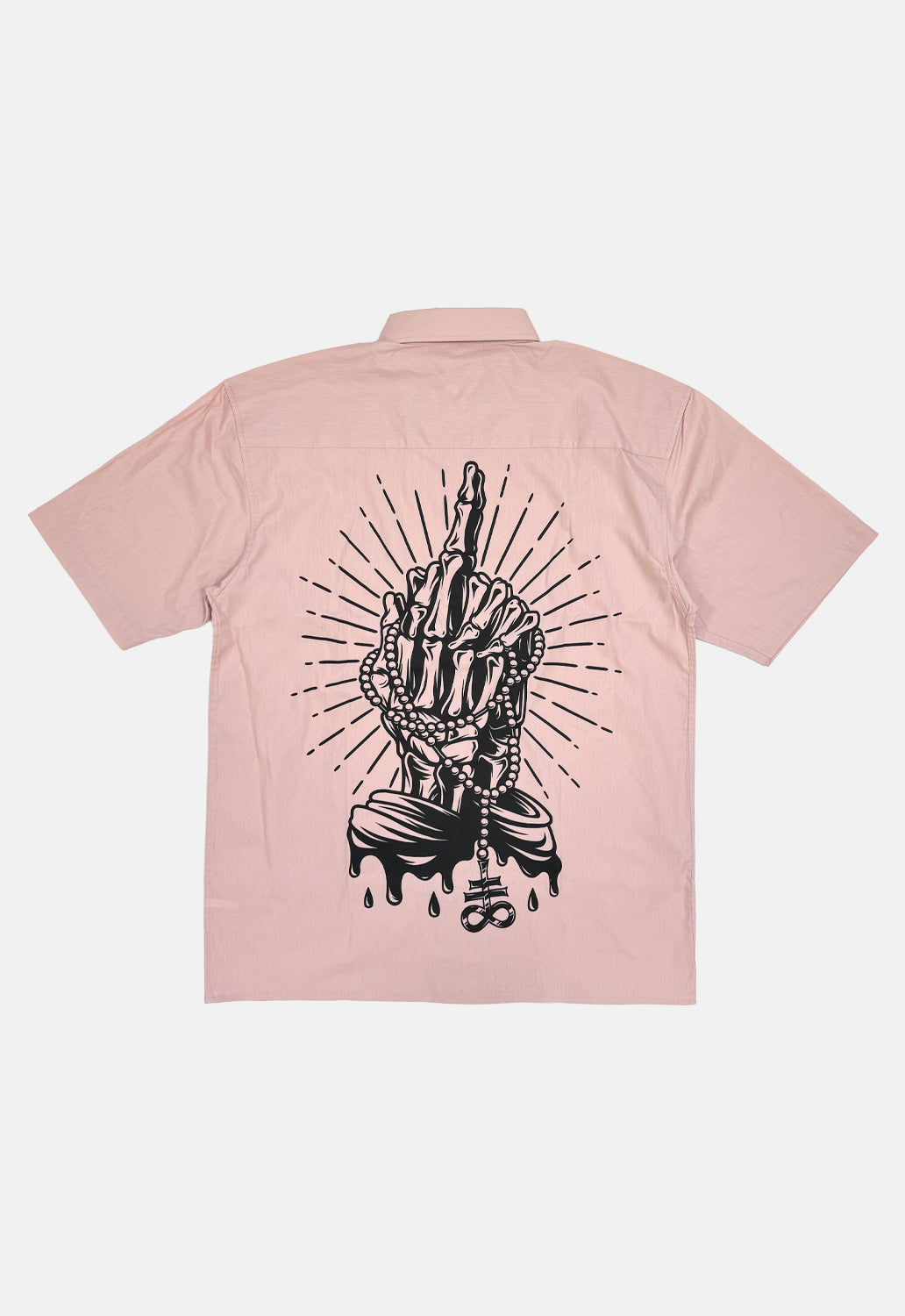 Folded Hands Short Sleeved Shirt