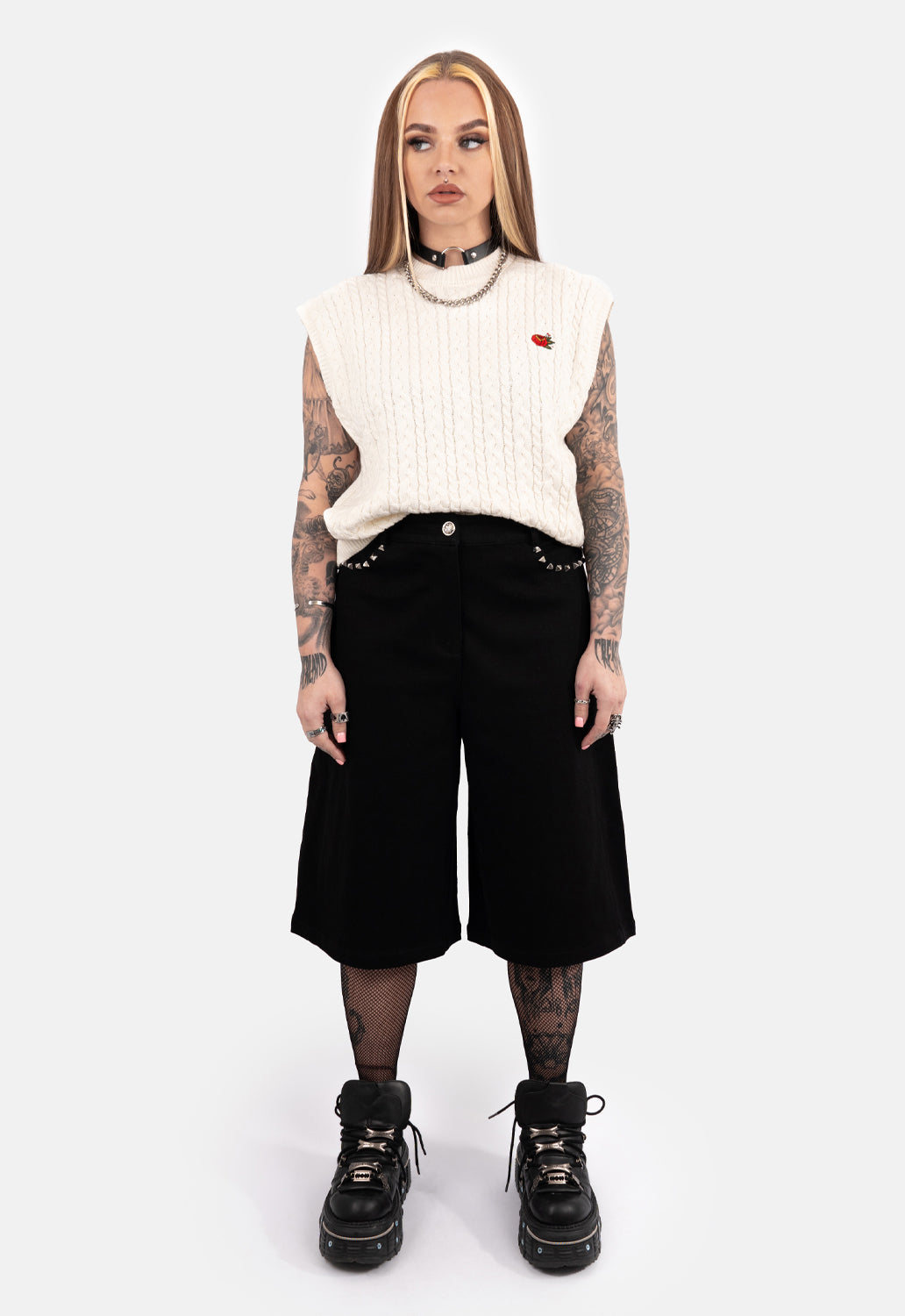 Franklin Oversized Knit Vest