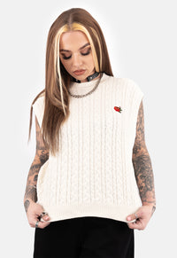 Franklin Oversized Knit Vest