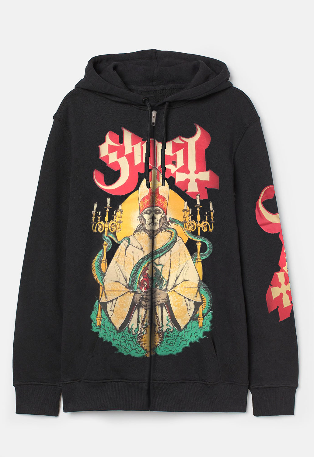 Serpent Split Zip Hoodie