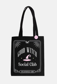 Good Witch Pin Badge Tote Bag